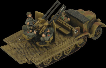 Flames of War: German SD KFZ 7/1 Quad AA Platoon (Mid War)