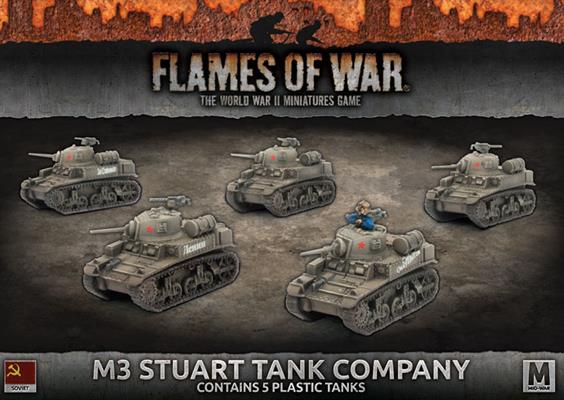 Flames of War: Soviet M3 Stuart Tank Company (Mid War)
