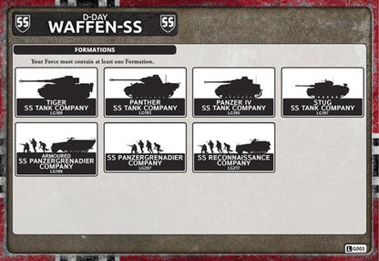 Flames of War: German Armoured SS Reconaissance Company HQ (Late War)
