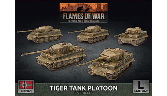 Flames of War: German Tiger Tank Platoon (Late War)