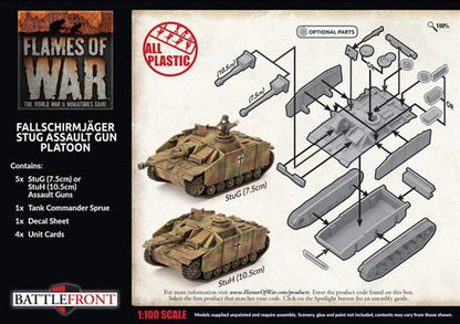 Flames of War: German Fallschirmjäger StuG Assault Gun Platoon (Late War)