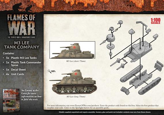 Flames of War: Soviet M3 Lee Tank Company (Mid War)