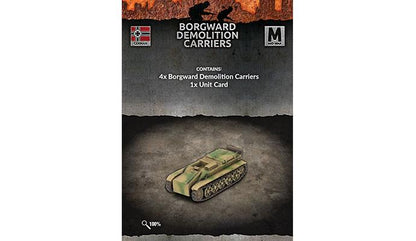 Flames of War: German Borgward Demolition Carriers (Mid War)