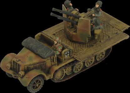 Flames of War: German SD KFZ 7/1 Quad AA Platoon (Mid War)
