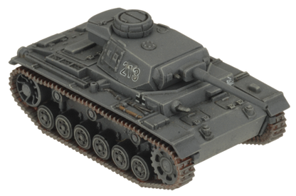 Flames of War: German Panzer III Tank Platoon (Mid War)