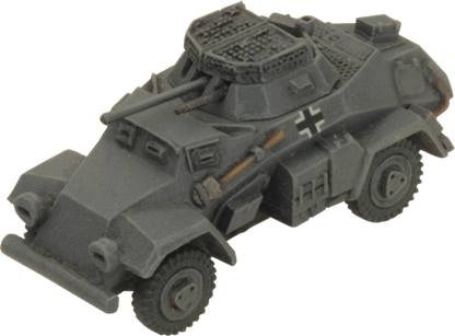 Flames of War: German SD KFZ 221 and 222 Light Scout Troop (Mid War)