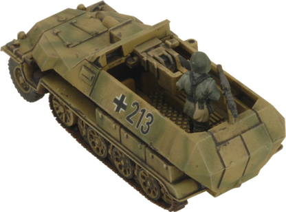 Flames of War: German SD KFZ 251 Half-Tracks (Mid War)