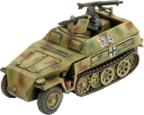 Flames of War: German SD KFZ 250 Transports (Late War)