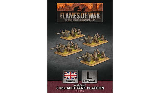 Flames of War: British Airborne 6pdr Anti-tank Platoon (Late War)