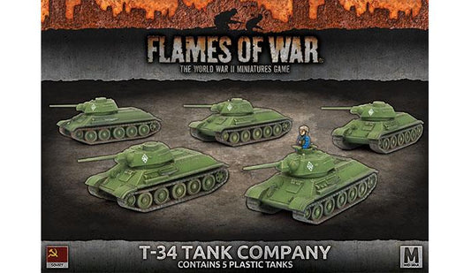 Flames of War: Soviet T-34 Tank Company (Mid War)