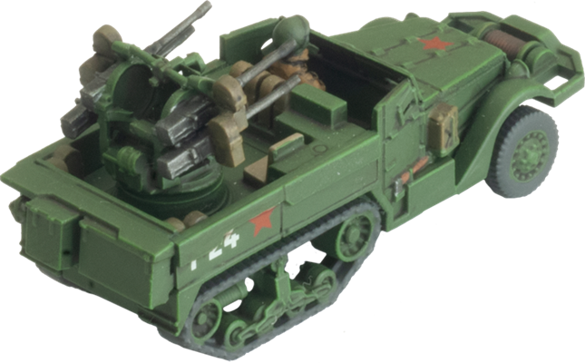 Flames of War: Soviet ZSU M17 Anti-Aircraft Platoon (Late War)