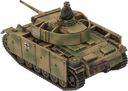 Flames of War: German Panzer III (Late) Tank Platoon (Mid War)