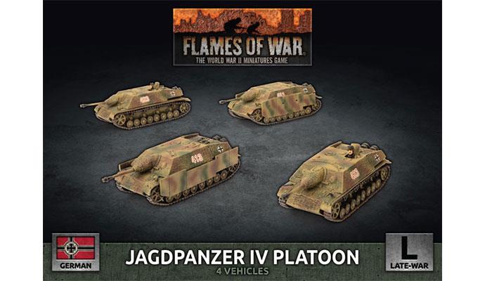 Flames of War: German Jagdpanzer IV Tank-Hunter Platoon (Late War)
