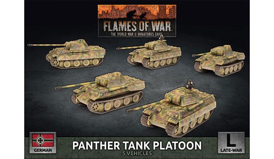 Flames of War: German Panther Tank Platoon (Late War)