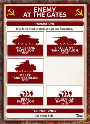 Flames of War: Soviet M3 Stuart Tank Company (Mid War)
