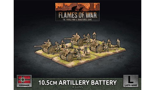 Flames of War: German 10.5cm Artillery Battery (Late War)