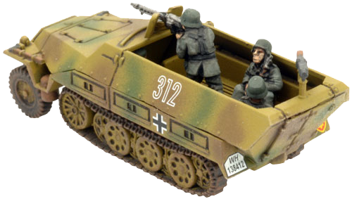 Flames of War: German SD KFZ 251 Transports (Late War)