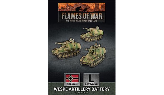 Flames of War: German Wespe Artillery Battery (Late War)