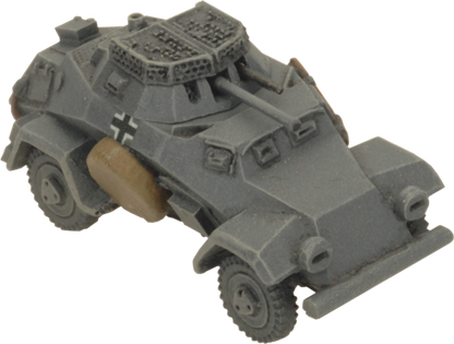Flames of War: German SD KFZ 221 and 222 Light Scout Troop (Mid War)