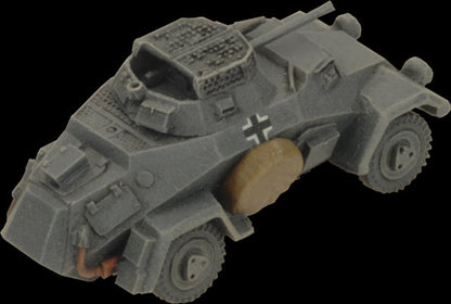 Flames of War: German SD KFZ 221 and 222 Light Scout Troop (Mid War)
