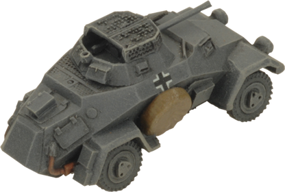 Flames of War: German SD KFZ 221 and 222 Light Scout Troop (Mid War)