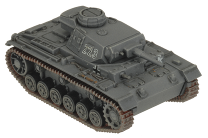 Flames of War: German Panzer III Tank Platoon (Mid War)