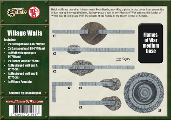 Flames of War: Village Walls