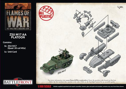 Flames of War: Soviet ZSU M17 Anti-Aircraft Platoon (Late War)