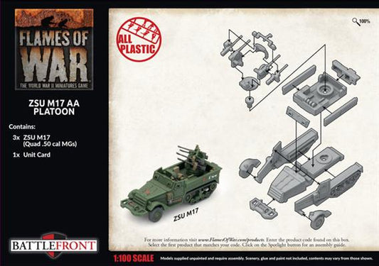 Flames of War: Soviet ZSU M17 Anti-Aircraft Platoon (Late War)