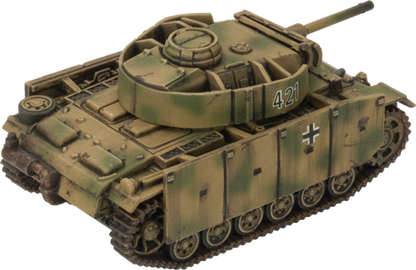 Flames of War: German Panzer III (Late) Tank Platoon (Mid War)