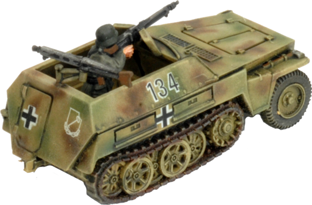Flames of War: German SD KFZ 250 Transports (Late War)