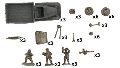 Flames of War: Soviet DShK AA MG Platoon (Mid War)