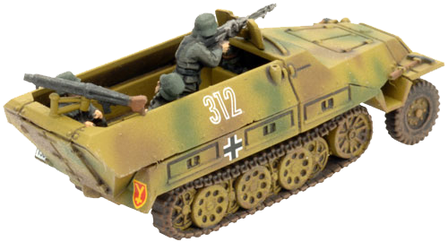 Flames of War: German SD KFZ 251 Transports (Late War)