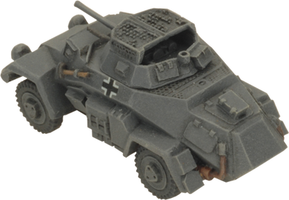 Flames of War: German SD KFZ 221 and 222 Light Scout Troop (Mid War)