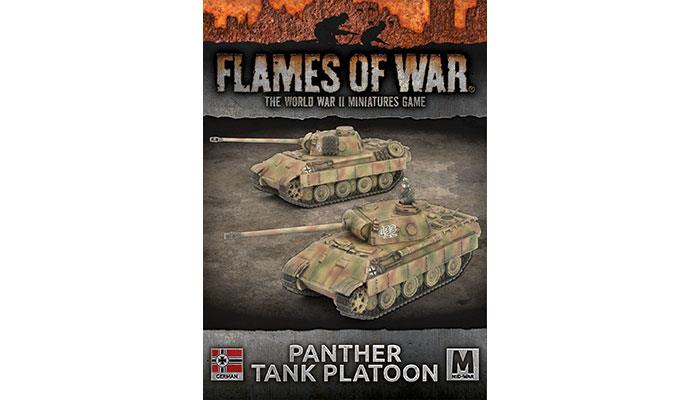 Flames of War: German Panther Tank Platoon (Mid War)
