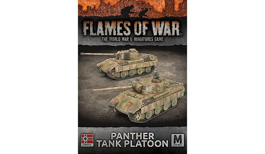 Flames of War: German Panther Tank Platoon (Mid War)