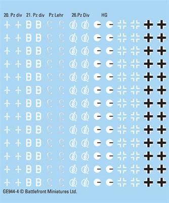 Flames of War: German Heer Panzer Decals