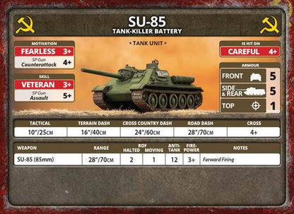 Flames of War: Soviet SU Tank-Killer Battery (Late War)