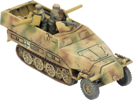 Flames of War: German SD KFZ 251 Flamethrower Platoon (Late War)