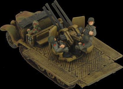 Flames of War: German SD KFZ 7/1 Quad AA Platoon (Mid War)