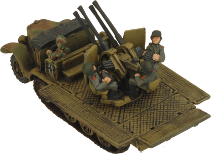 Flames of War: German SD KFZ 7/1 Quad AA Platoon (Mid War)