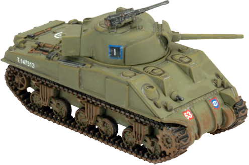 Flames of War: British Sherman Armoured Troop (Late War)