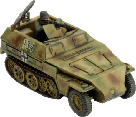 Flames of War: German SD KFZ 250 Transports (Late War)