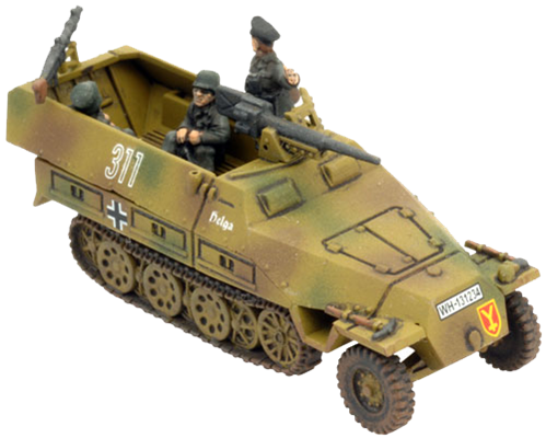 Flames of War: German SD KFZ 251 Transports (Late War)