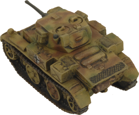 Flames of War: German Luchs (Panzer II) Scout Troop (Mid War)