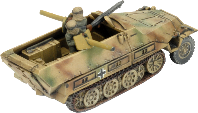 Flames of War: German SD KFZ 251 Flamethrower Platoon (Late War)
