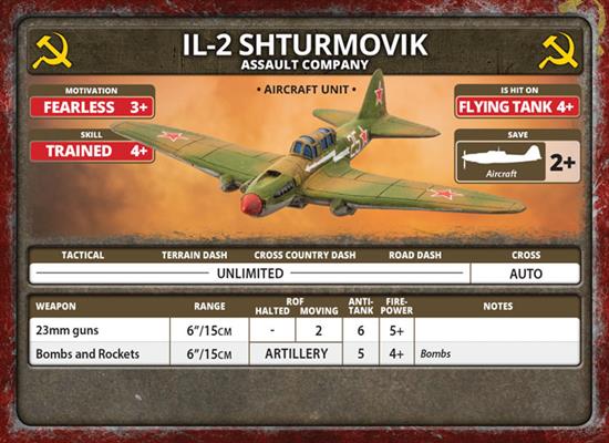 Flames of War: Soviet IL-2 Shturmovik Assault Company (Late War)