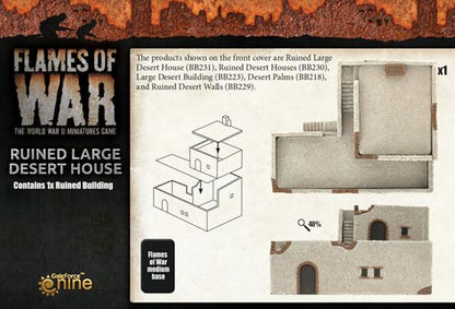 Flames of War: Ruined Large Desert House