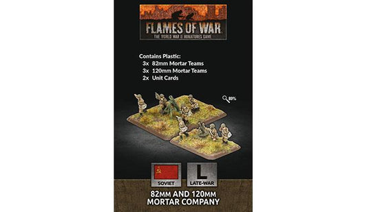 Flames of War: Soviet 82mm and 120mm Mortar Company (Late War)