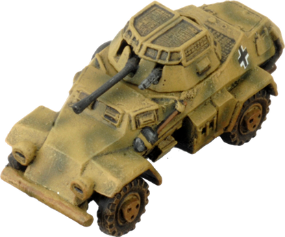 Flames of War: German SD KFZ 221 and 222 SS Scout Troop (Late War)